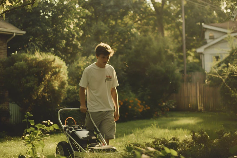 small electric grass mower